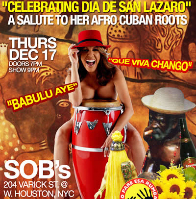 Albita @ SOBs NYC - D&iacute;a de San L&aacute;zaro
